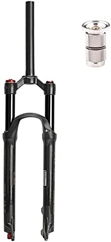 Tenedores de bicicleta de montaña : Horquilla de Bicicleta MTB Forks Bicicleta de bicicleta Bicicleta de montaña 26 27.5 29 pulgadas Tenedor de suspensión, aleación de magnesio MTB Air Horquillas, con tapón de expansión, accesorios de bici