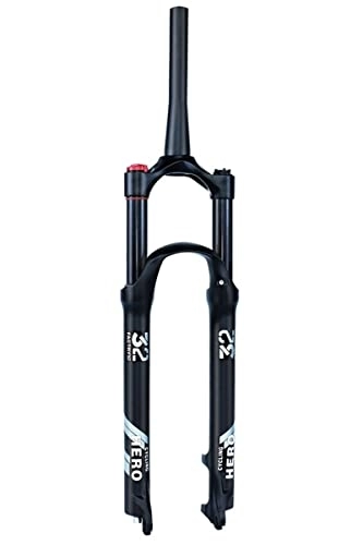 Tenedores de bicicleta de montaña : Horquilla De Suspensión De Bicicleta 26 / 27. 5 / 29 Pulgadas MTB Air Fork Travel 100mm Freno De Disco Bicicleta Horquilla Delantera QR 9mm, For Montaña XC / FR / AM ( Color : Tapered manual , Size : 26'' )