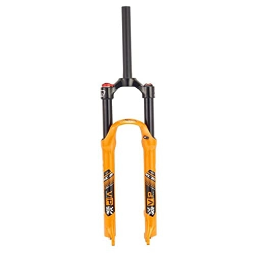 Tenedores de bicicleta de montaña : Horquilla de suspensión de bicicleta MTB de 26 / 27, 5 / 29 pulgadas, horquilla de bicicleta de montaña de aleación de magnesio de 120mm de viaje de 1-1 / 8 ", accesorios de horquilla de aire de liberación