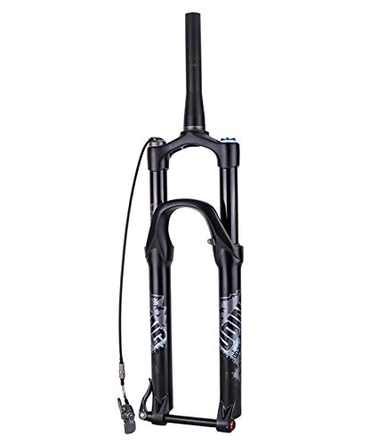 Tenedores de bicicleta de montaña : Horquilla De Suspensión MTB Para Bicicleta26 / 27.5 Tubo Cónico Ultraligero Horquilla De Bicicleta MTB Horquilla Neumática A, 27.5 inches