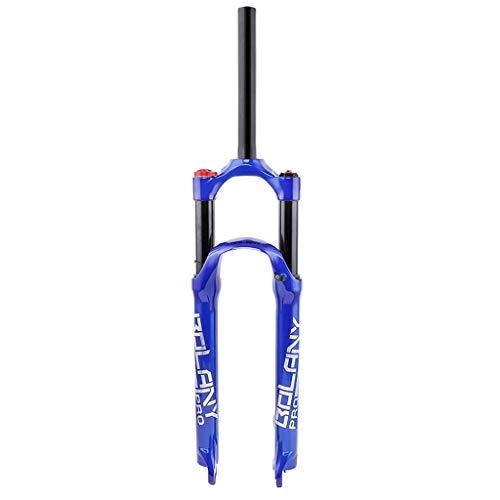 Tenedores de bicicleta de montaña : Horquilla de suspensión para bicicleta de montaña de LHHL, 26 pulgadas, 27.5 pulgadas, 29'', 1 1 8'', freno de disco, horquilla de bicicleta, amortiguador de aire, 100 mm, recorrido, 9 mm, QR, 100 mm,