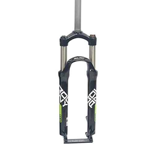 Tenedores de bicicleta de montaña : Horquilla delantera con suspensión MTB de 24 pulgadas, horquilla para bicicleta de montaña QR de 9mm de recorrido, horquilla de bicicleta de 100mm, horquilla mecánica de aleación de aluminio de 28, 6X