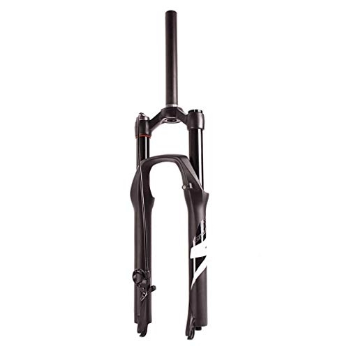 Tenedores de bicicleta de montaña : Horquilla Delantera de Bicicleta MTB 26" / 27, 5" Suspensión neumática Freno de Disco Bicicleta ABS Control de Alambre Steerer 1-1 / 8"QR Travel 120mm