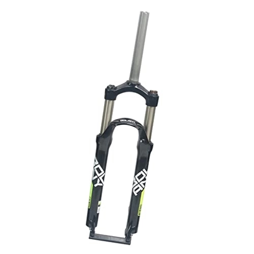 Tenedores de bicicleta de montaña : Horquilla delantera para bicicleta de montaña Horquilla mecánica de 24 pulgadas Horquilla delantera con suspensión de aleación de aluminio Tubo recto de 1 1 / 8 Control manual QR 9 mm Accesorios p