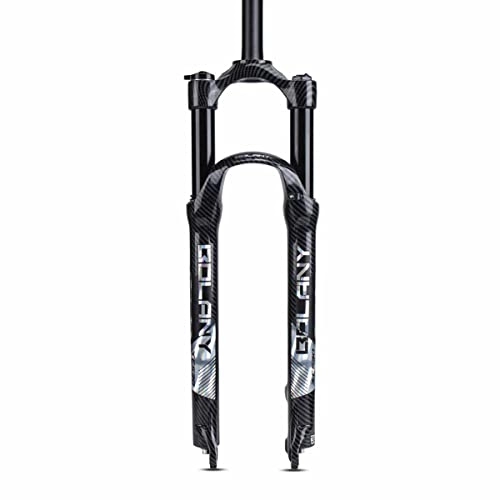 Tenedores de bicicleta de montaña : Horquillas de Bicicleta de Montaña Suspensión de Ciclismo Aluminum Alloy Aleación de Magnesio Tubo Recto Negro