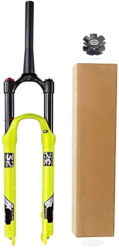 Tenedores de bicicleta de montaña : Horquillas de suspensión para bicicleta MTB, horquilla de suspensión de 26 27, 5 29 pulgadas, amortiguador de aire, freno de disco, horquilla delantera para bicicleta de montaña, accesorios de viaje de