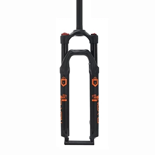 Tenedores de bicicleta de montaña : Jejy Horquilla Delantera de Aire MTB, Aleación Ultraligera de Magnesio 27.5 Pulgadas Bloqueo Manual Bicicleta de Montaña Presión Horquilla de Suspensión 1-1 / 8" (Color : Black, Size : 27.5 Inch)