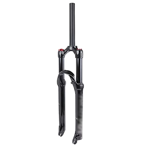 Tenedores de bicicleta de montaña : JKGHK Horquilla Delantera de aleación de magnesio para Bicicleta de montaña, con Amortiguador, de presión de Aire, Horquilla, 26 Inches