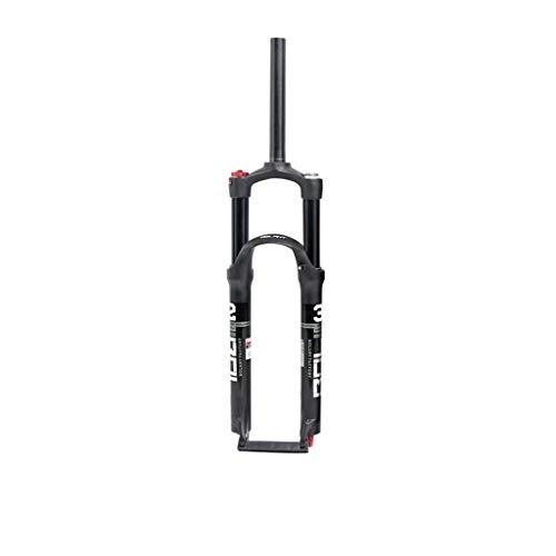 Tenedores de bicicleta de montaña : KANGXYSQ 26 Suspension Tenedor Montaña Bicicleta Delantera Doble Aire Cámara Bicicleta Hombro Controlar 1-1 / 8" (Color : A, Size : 29inch)
