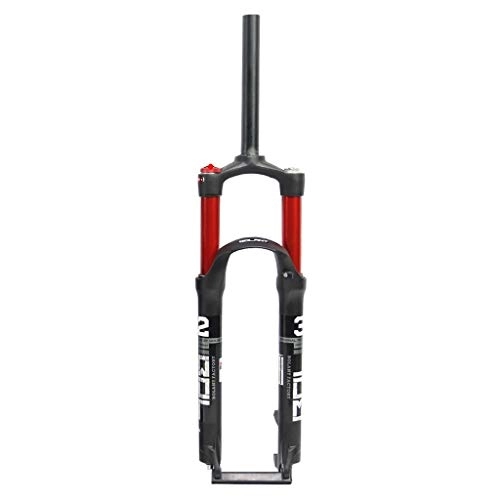 Tenedores de bicicleta de montaña : LYYCX Bicicleta Horquilla Suspension Delantera 26" 27.5 Pulgadas 29 Er Mountain Bike 1-1 / 8 MTB Horquilla de Aire Viajar 120mm (Size : 26 Inches)