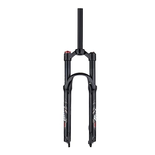 Tenedores de bicicleta de montaña : NESLIN Horquilla para Bicicleta De Montaña, con Sistema De Amortiguación Ajustable, Adecuada para Bicicleta De Montaña / XC / ATV, 26IN-Straight-Manual-Black
