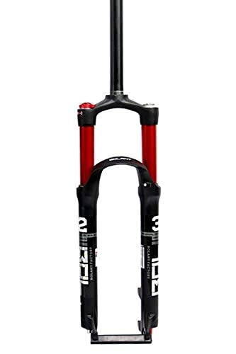 Tenedores de bicicleta de montaña : NESLIN Horquilla para Bicicleta De Montaña, con Sistema De Amortiguación Ajustable, Adecuada para Bicicleta De Montaña / XC / ATV, Red-29in