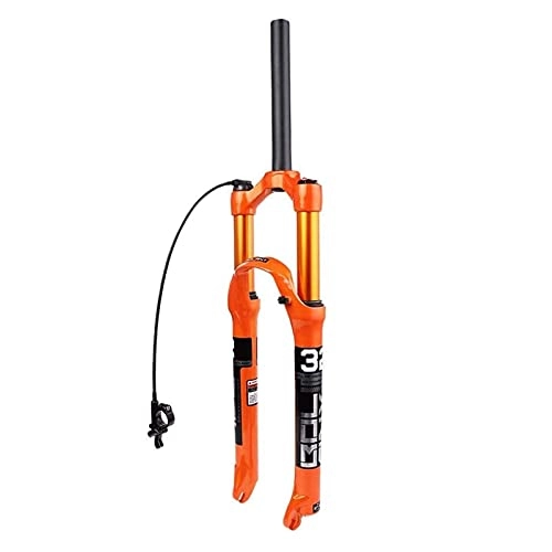 Tenedores de bicicleta de montaña : NZKW Horquilla de suspensión para Bicicleta MTB 26"27.5" 29"1-1 / 8" Recorrido: 100 mm Control de Hombro / Bloqueo Remoto Naranja