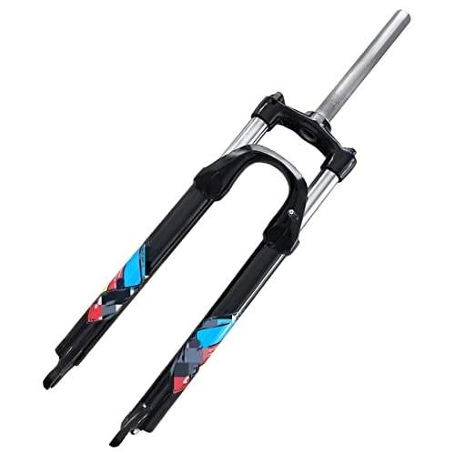 Tenedores de bicicleta de montaña : SHENYI Aceite de Bicicleta de montaña Ultraligero de 26" / Horquilla Delantera de Resorte MTB Horquilla Delantera Piezas de Accesorios de Bicicleta Horquilla de Bicicleta de Ciclismo (Color : Black)