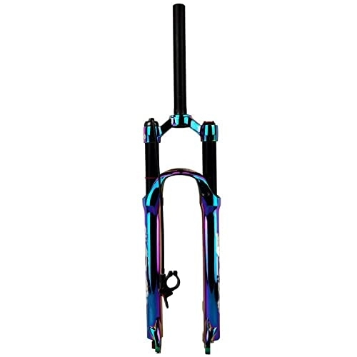 Tenedores de bicicleta de montaña : SHENYI Horquilla de montaña for Bicicleta de montaña, suspensión neumática 29 con Freno de Disco hidráulico QR 9x100mm, Bloqueo Remoto de caída RL HL Travel 100mm (Color : 29 RL)