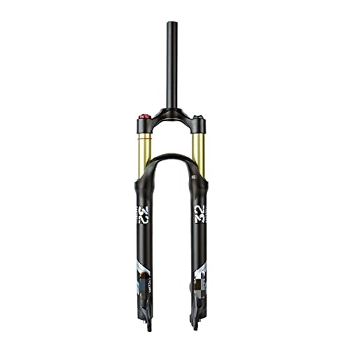Tenedores de bicicleta de montaña : SHENYI Suspensión Bicicleta Aire Horquilla montaña Amortiguador aleación de magnesio 26 27, 5 29 Pulgadas Accesorios MTB 100-120mm (Color : 29 Cone Tube Manual)