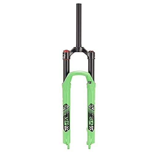 Tenedores de bicicleta de montaña : SHHMA Horquillas de suspensión para Bicicleta de montaña, Tubo Interior Negro con Bloqueo de Control de Hombro de Horquilla Delantera para Bicicleta MTB, Verde, 26 Inch