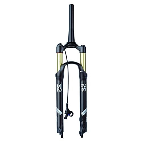 Tenedores de bicicleta de montaña : SJHFG Suspensión 26 / 27.5 / 29"Mountain Bicycle Air Fork, Suspension MTB Bifurcación Bicicleta Inteligente Bloqueo de Loca amortiguación Ajustar 120 mm de Viaje Horquilla
