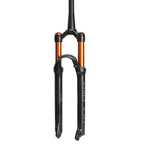 Tenedores de bicicleta de montaña : SJHFG Suspensión Tenedor de la suspensión de la Bicicleta de montaña 27.5 29 Pulgadas, Tubo de Cono de Tenedor de Aire 1-1 / 2" XC Bicicleta QR Viaje de Control de la Mano 100mm Horquilla
