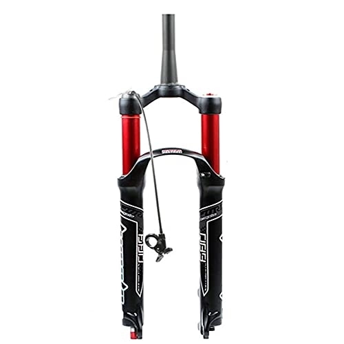Tenedores de bicicleta de montaña : SLRMKK Horquilla de Bicicleta MTB 26 / 27, 5 / 29 Pulgadas Horquilla de suspensión de Bicicleta de aleación de magnesio Horquilla de Bicicleta de montaña de Aire Ajuste de Rebote QR
