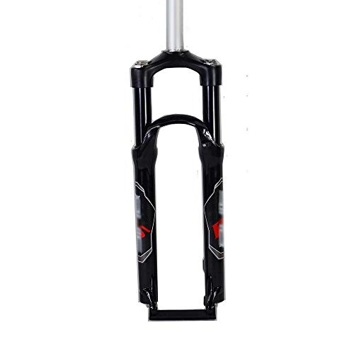 Tenedores de bicicleta de montaña : SLRMKK Horquilla de suspensión de Bicicleta, 26 / 27.5 Pulgadas Horquilla Delantera de Bicicleta de montaña Horquilla Delantera de Bicicleta, Horquilla de Gas / Tubo Interior Negro / Control de hombr