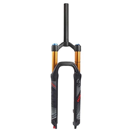 Tenedores de bicicleta de montaña : SLRMKK Horquilla de suspensión de Bicicleta de montaña con Ajuste de Rebote de Aire de 26 / 27, 5 / 29 Pulgadas, Amortiguador de Viaje de 120 mm 9 mm QR para Bicicleta MTB / XC / Am