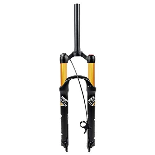 Tenedores de bicicleta de montaña : SLRMKK Horquilla de suspensión MTB de aleación de magnesio para Bicicleta de 26 / 27, 5 / 29 Pulgadas, Horquillas de Aire para Bicicleta de montaña de aleación para Bicicleta MTB XC Offroad