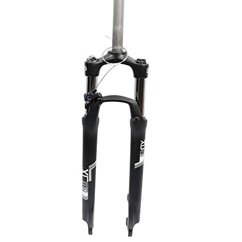 Tenedores de bicicleta de montaña : SLRMKK Horquilla de suspensión para Bicicleta, Horquilla Delantera para Bicicleta de montaña de 27, 5 Pulgadas, Bloqueo de Cable para Horquilla Delantera para Bicicleta / Tubo Recto / diámetro de Tubo