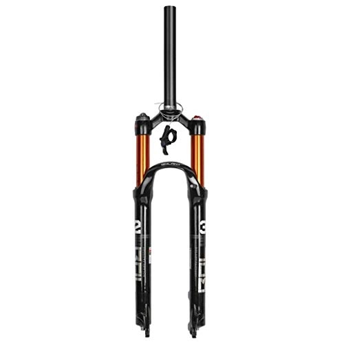 Tenedores de bicicleta de montaña : SLRMKK Horquilla MTB para Bicicleta de montaña 26 27, 5 29 Pulgadas de suspensión, Horquilla de Aire para Bicicleta 1-1 / 8, Horquillas Delanteras de Freno de Disco ultraligeras para Ciclismo XC / Am / FR