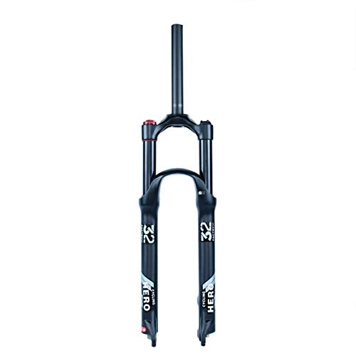 Tenedores de bicicleta de montaña : SLRMKK Horquillas de suspensión para Bicicleta 26 / 27.5 / 29 Pulgadas MTB Horquilla de Freno de Disco Horquillas para Bicicleta 1-1 / 8"Desbloqueo rápido Viaje 110 mm Bloqueo Manual / Remoto Negro