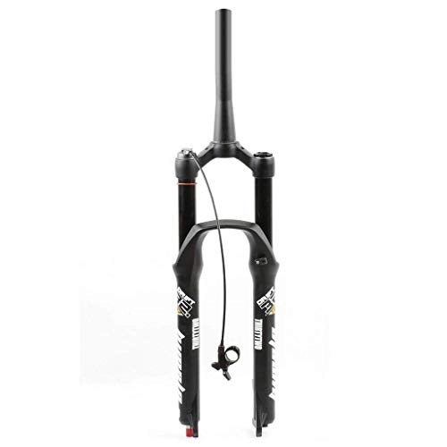 Tenedores de bicicleta de montaña : SLRMKK Mountain Bike Air Suspensión Horquilla MTB 26 / 27.5 / 29 pulgadas Horquillas delanteras, Viaje 160mm Ajuste Amortiguación - Negro