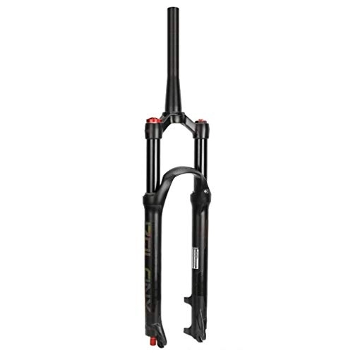 Tenedores de bicicleta de montaña : TYXTYX 26 27, 5 29 Horquillas MTB de aleación de magnesio para Bicicleta de Aire, Horquilla de suspensión de 120 mm de Recorrido de Amortiguador de Descenso en Pendiente