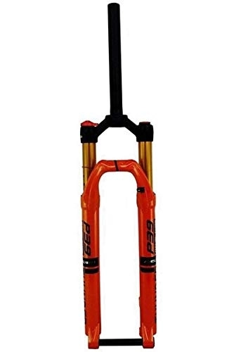 Tenedores de bicicleta de montaña : TYXTYX DH Air Horquilla 27.5" / 29 Pulgadas para Bicicleta de montaña Freno de Disco Bicicletas Negras Horquilla de suspensión Eje pasante de 15 mm Aleación de magnesio Recorrido 105 mm 1-1 / 8" pa