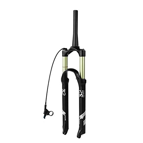 Tenedores de bicicleta de montaña : TYXTYX Horquilla de Aire MTB de suspensión Delantera de Bicicleta, Horquillas de Bicicleta QR de 140 mm de Recorrido y 9 mm