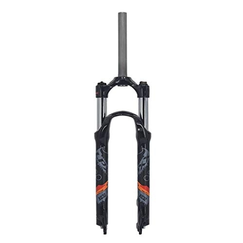 Tenedores de bicicleta de montaña : TYXTYX Horquilla de suspensión de Bicicleta 26 / 27, 5 / 29 Pulgadas Bicicleta hidráulica Recta MTB 1-1 / 8"Viaje 100mm Freno de Disco Bloqueo Manual QR 9mm