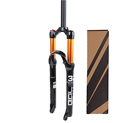 Tenedores de bicicleta de montaña : TYXTYX Horquilla de suspensión de Bicicleta MTB 26 / 27.5 / 29 Pulgadas, Tubo Recto 1-1 / 8 ”Horquillas de Aire con Amortiguador de montaña Horquilla de 120 mm de Viaje
