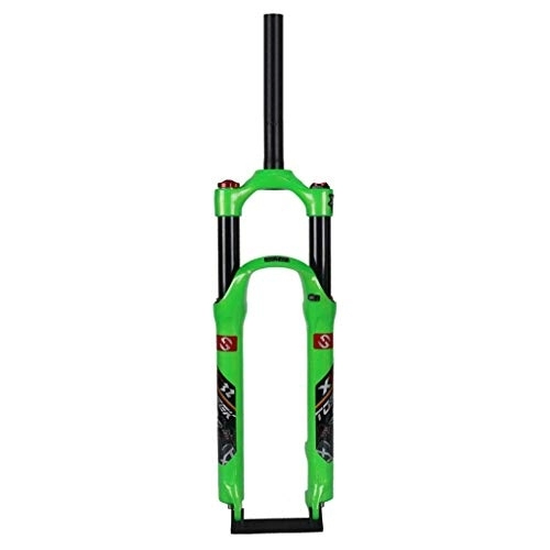 Tenedores de bicicleta de montaña : TYXTYX Horquilla de suspensión de Bicicleta MTB de 26 / 27.5 / 29 Pulgadas Aleación de Aluminio 1-1 / 8"Recorrido: 120 mm para Ciclismo de montaña - Verde