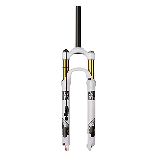 Tenedores de bicicleta de montaña : TYXTYX Horquilla de suspensión Delantera Ultraligera 26"27, 5" 29", neumática, Freno de Disco, Horquilla MTB