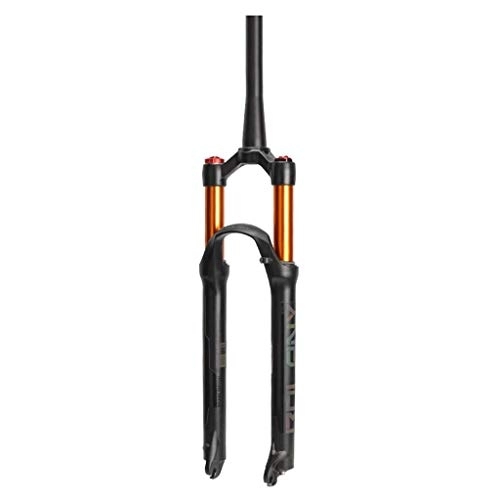 Tenedores de bicicleta de montaña : TYXTYX Horquilla de suspensión MTB, cónica 1-1 / 8"Horquillas neumáticas de aleación Ligera 26 / 27.5 / 29 Pulgadas Control de Hombro / Bloqueo Remoto
