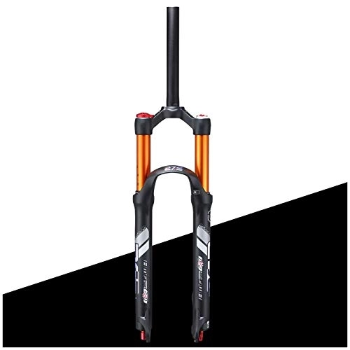 Tenedores de bicicleta de montaña : TYXTYX Horquilla Delantera MTB 27.5"Air, 1-1 / 8" Recta, Bloqueo Manual, QR de 9 mm, Recorrido 120 mm, Negro