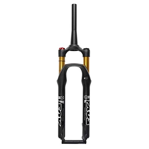 Tenedores de bicicleta de montaña : TYXTYX Horquillas de suspensión MTB 27.5 Pulgadas Bloqueo Manual MT-27.5D Horquillas Delanteras de Aire cónicas para Bicicleta de montaña