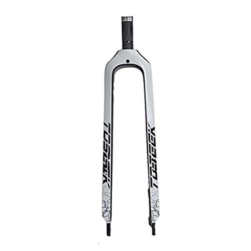 Tenedores de bicicleta de montaña : TYXTYX Horquillas Rígidas para Bicicleta MTB 26 27.5 29 Inch Ultraligero Fibra de Carbono Mountain Bike Horquilla de Suspensión