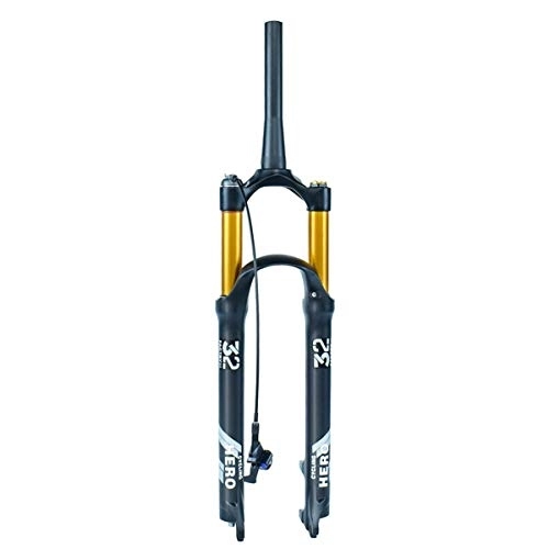 Tenedores de bicicleta de montaña : WYJW 26 / 27.5 / 29 Pulgadas Horquilla de suspensión de Bicicleta Freno de Disco Bicicleta de Viaje 105 mm MTB Amortiguación de Aire QR 9 mm Bloqueo Manual Bloqueo Remoto Ultraligero 16