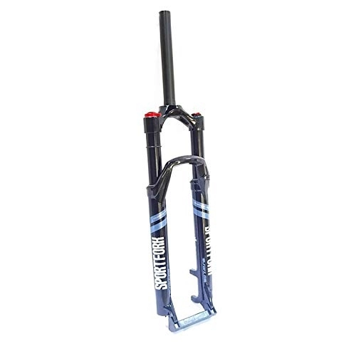 Tenedores de bicicleta de montaña : WYJW 26 Horquilla neumática de Bicicleta de 27, 5 Pulgadas Horquilla neumática de suspensión MTB, Horquillas de Tubo Recto de Bloqueo Manual, Amortiguadores Delanteros de Bicicleta de al