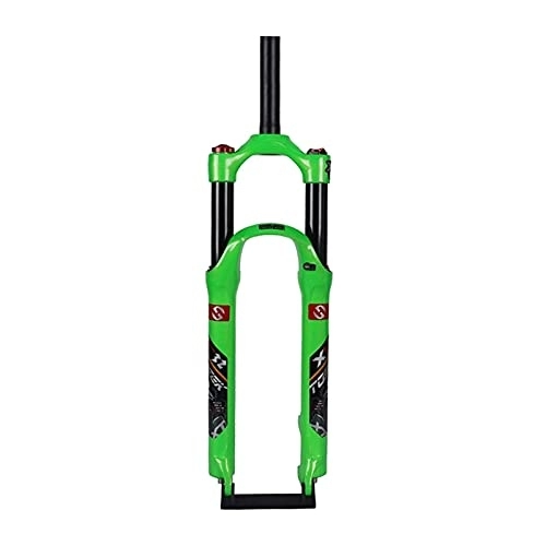 Tenedores de bicicleta de montaña : WYJW Horquilla de Aire para Bicicleta MTB 26 / 27, 5 / 29 Pulgadas, Gas de suspensión Cuesta Abajo para Control de Hombro, Freno de Disco de 1-1 / 8", 120 mm