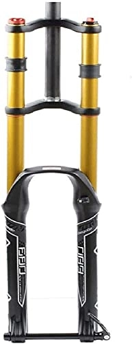 Tenedores de bicicleta de montaña : WYJW Horquilla de suspensión de Bicicleta DH 26 / 27.5 / 29"MTB hidráulico Freno de Disco de Doble Hombro Aleación de magnesio Amortiguación de Rappel DH / Am / FR Recorrido 130 mm