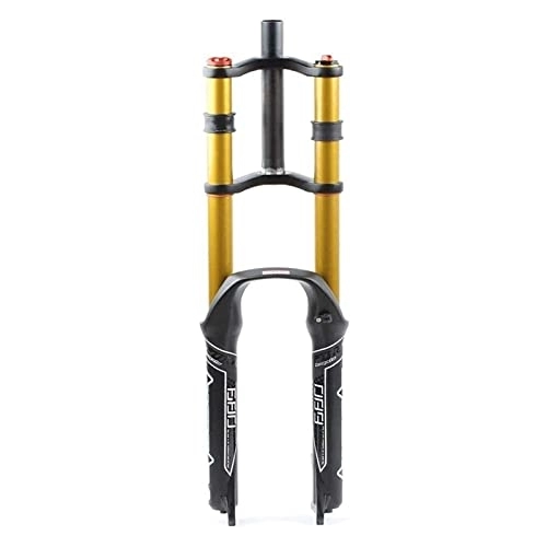 Tenedores de bicicleta de montaña : WYJW Horquilla de suspensión para Bicicleta de Nieve / Playa de 20 Pulgadas, Sistema de Aire de Hombro Doble de 1-1 / 8 Pulgadas para Ruedas de Bicicleta de 20 x 4.0