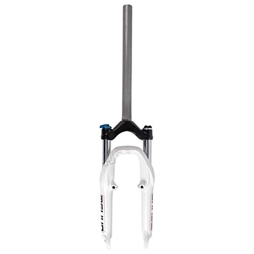 Tenedores de bicicleta de montaña : WYJW Horquilla de suspensión para Bicicleta Tubo de 20 Pulgadas de Largo 350 mm Horquilla hidráulica para Bicicleta Plegable Aleación de Aluminio Amortiguador Control de Hombro Bloqueo