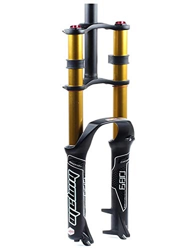 Tenedores de bicicleta de montaña : WYJW Horquilla Delantera de Bicicleta Ultraligera, suspensión hidráulica Cuesta Abajo con Control de Doble Hombro de 26 / 27.5 / 29in, Amortiguador de Bicicleta de aleación de Aluminio