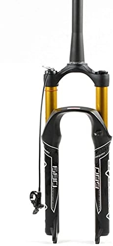 Tenedores de bicicleta de montaña : WYJW Horquillas de suspensión de Bicicleta 26 27, 5 29 Pulgadas MTB Horquilla de Freno de Disco Horquilla de Bicicleta HL / RL 110 mm Bloqueo de Carrera de Aire Recto / cónico Liberación rápida